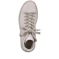 Rieker Damesneaker Hoj Hvid Beige