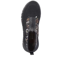 Rieker Damesneaker Hoj Urban Sort