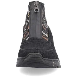 Rieker Damesneaker Hoj Urban Sort