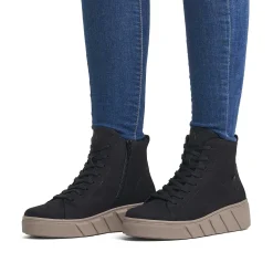 Rieker Damesneaker Hoj Urban Sort