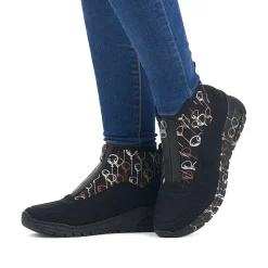 Rieker Damesneaker Hoj Urban Sort