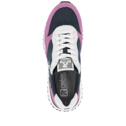 Rieker Damesneaker Lav Atlantic-Blue Violet