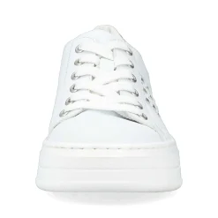 Rieker Damesneaker Lav Brillant Hvid