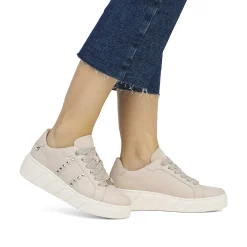 Rieker Damesneaker Lav Champagne