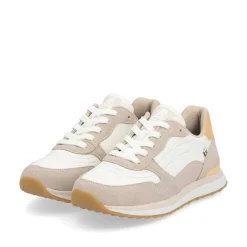 Rieker Damesneaker Lav Clay Beige Abrikos