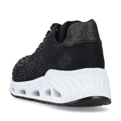 Rieker Damesneaker Lav Dyb Sort