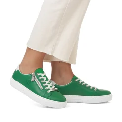 Rieker Damesneaker Lav Graesgron