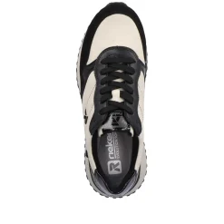 Rieker Damesneaker Lav Hor Grafit