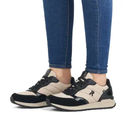 Rieker Damesneaker Lav Hor Grafit