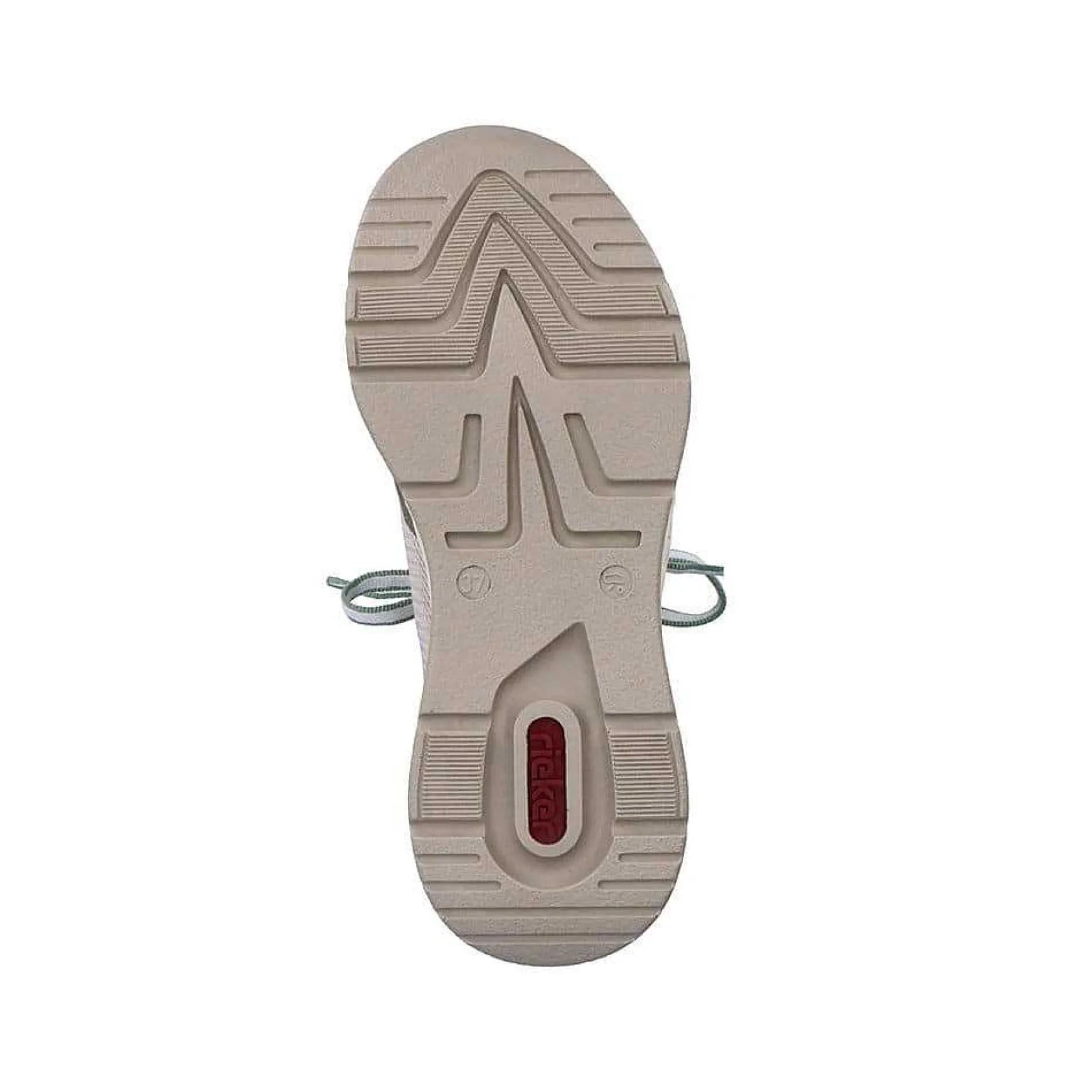Rieker Damesneaker Lav Kaktus Gron-Lys Beige