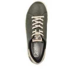 Rieker Damesneaker Lav Khaki Gra