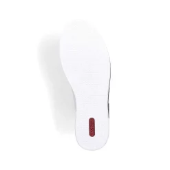 Rieker Damesneaker Lav Lilje Hvid-Nat Sort