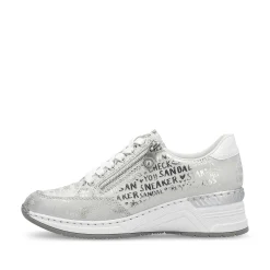 Rieker Damesneaker Lav Lys Beige