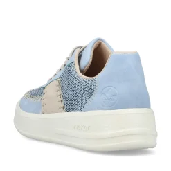 Rieker Damesneaker Lav Lysebla