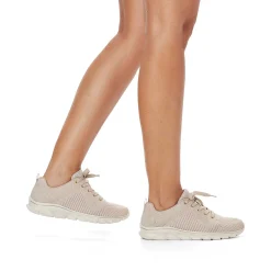 Rieker Damesneaker Lav Lys Beige