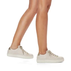 Rieker Damesneaker Lav Lys Beige