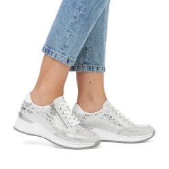 Rieker Damesneaker Lav Lys Beige