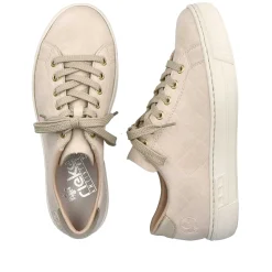 Rieker Damesneaker Lav Lys Beige