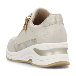 Rieker Damesneaker Lav Lys Beige