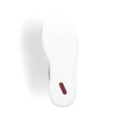 Rieker Damesneaker Lav Multi-Orange-Smaragdgron