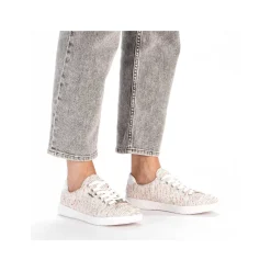 Rieker Damesneaker Lav Multi-Ren Hvid