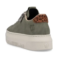 Rieker Damesneaker Lav Olivengron