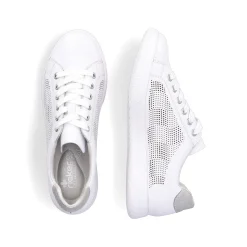 Rieker Damesneaker Lav Ren Hvid