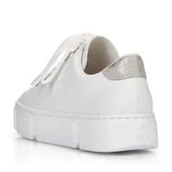 Rieker Damesneaker Lav Ren Hvid