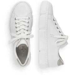 Rieker Damesneaker Lav Ren Hvid