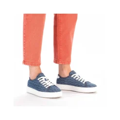 Rieker Damesneaker Lav Skiferbla