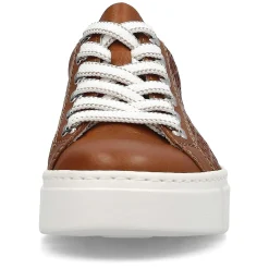 Rieker Damesneaker Lav Traebrun