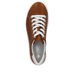 Rieker Damesneaker Lav Traebrun