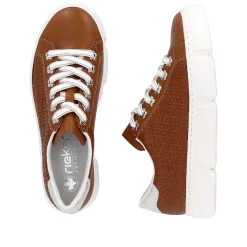 Rieker Damesneaker Lav Traebrun