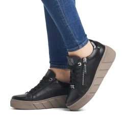 Rieker Damesneaker Lav Urban Sort