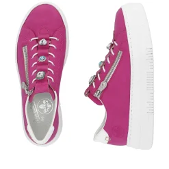 Rieker Damesneaker Low Blood Pink