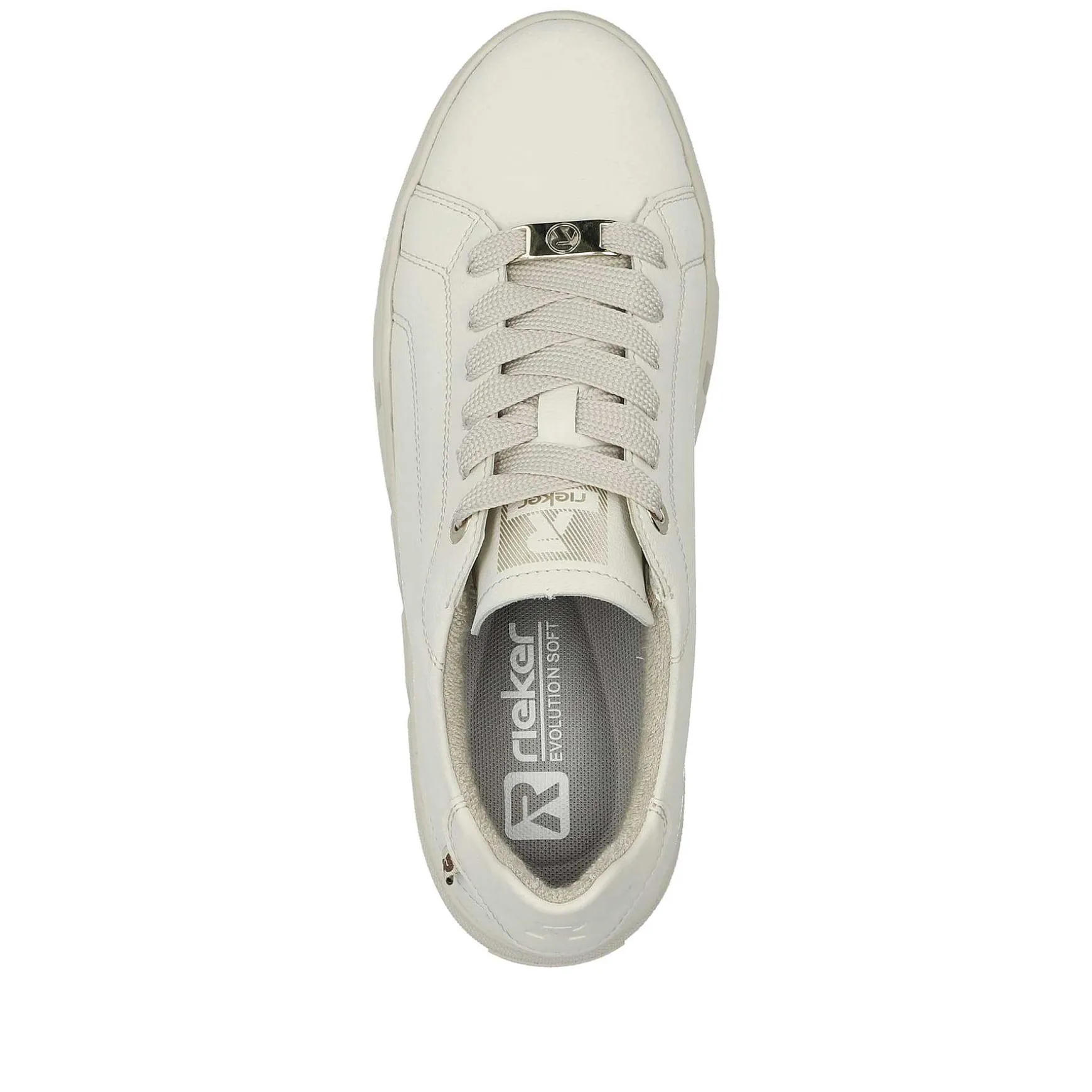 Rieker Damesneaker Low Frost White