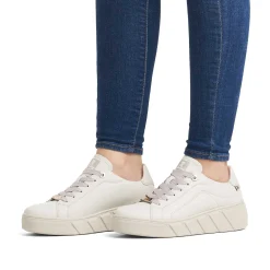 Rieker Damesneaker Low Frost White