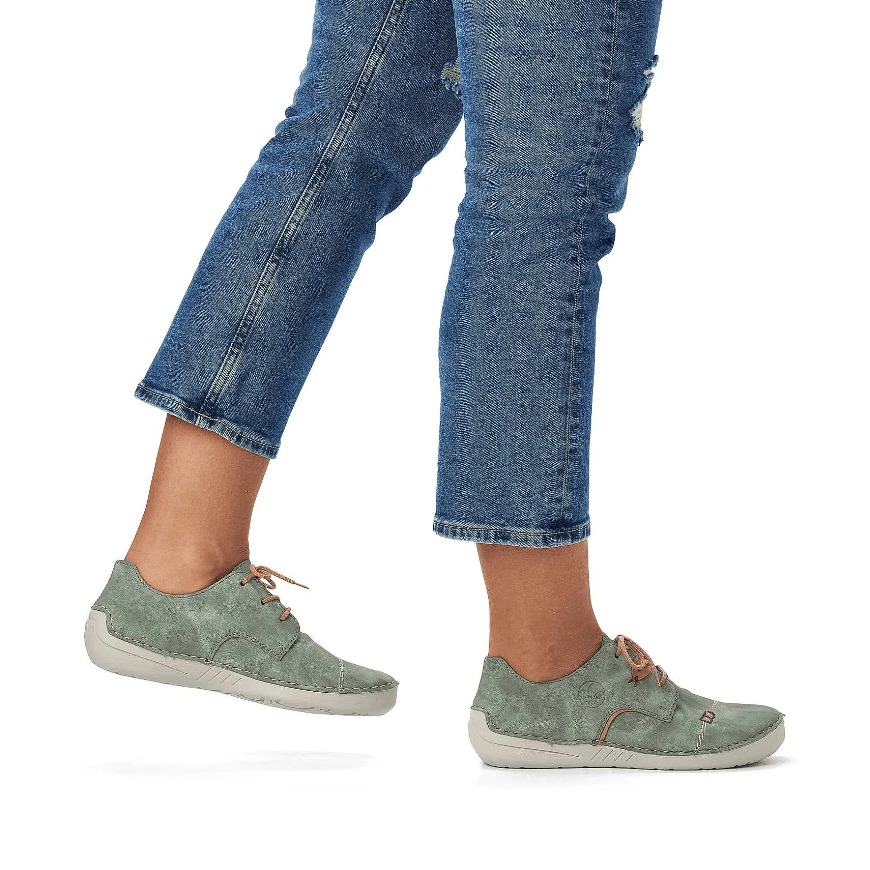 Rieker Damesnoresko Gron Gra