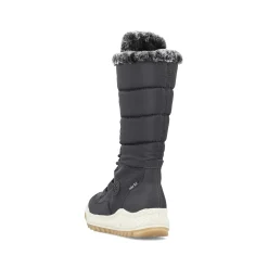 Rieker DameStøvler Med Hoj Skaft Asfalt Sort