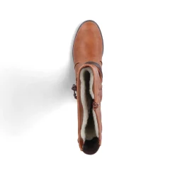 Rieker DameStøvler Med Hoj Skaft Nougatbrune