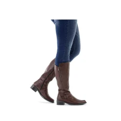 Rieker DameStøvler Med Hoj Skaft Kaffebrune