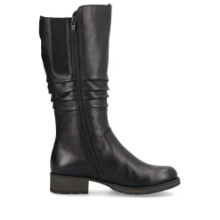 Rieker DameStøvler Med Hojt Skaft Nat Sorte