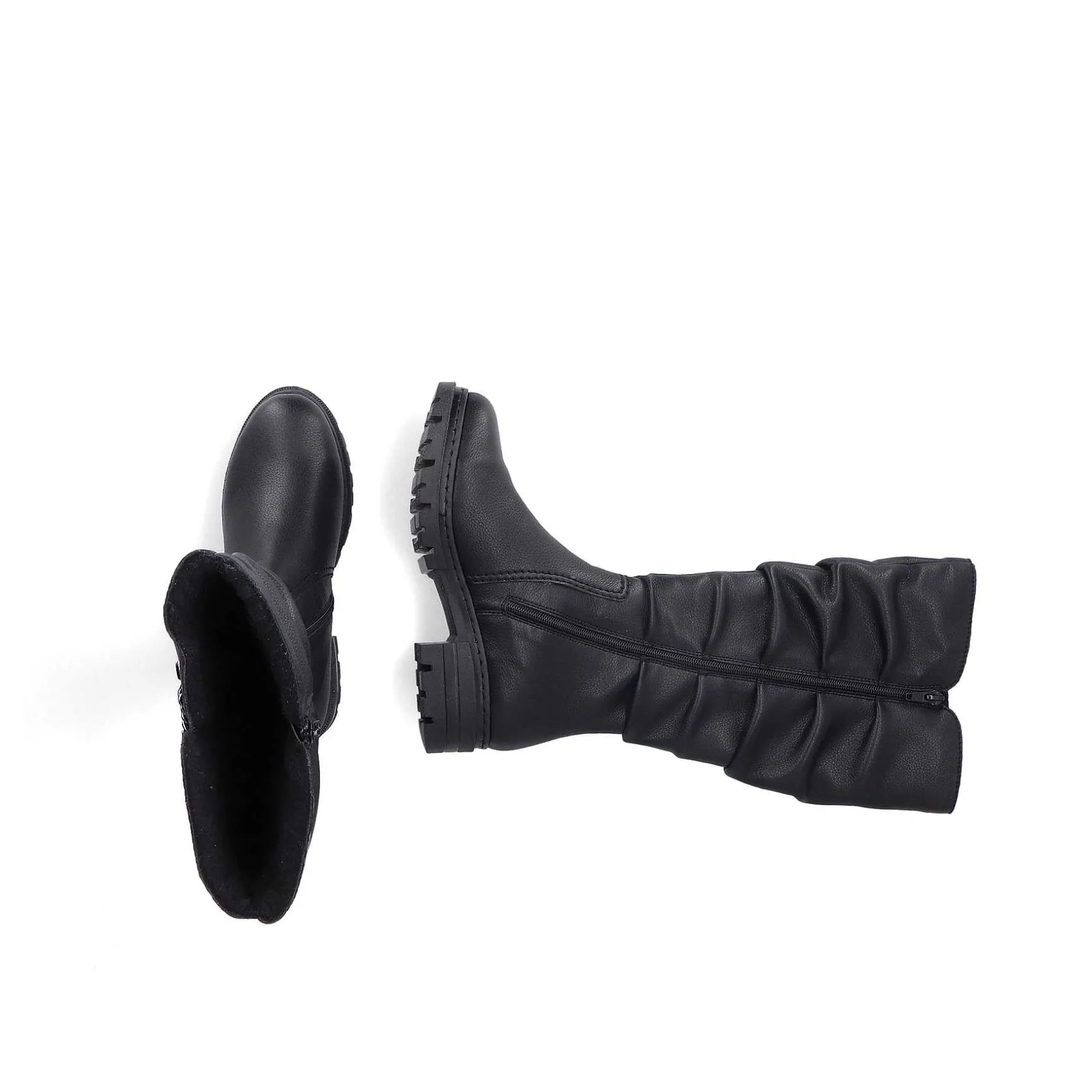 Rieker DameStøvler Med Hojt Skaft Nat Sorte