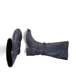 Rieker DameStøvler Med Hoj Skaft Gra-Bla