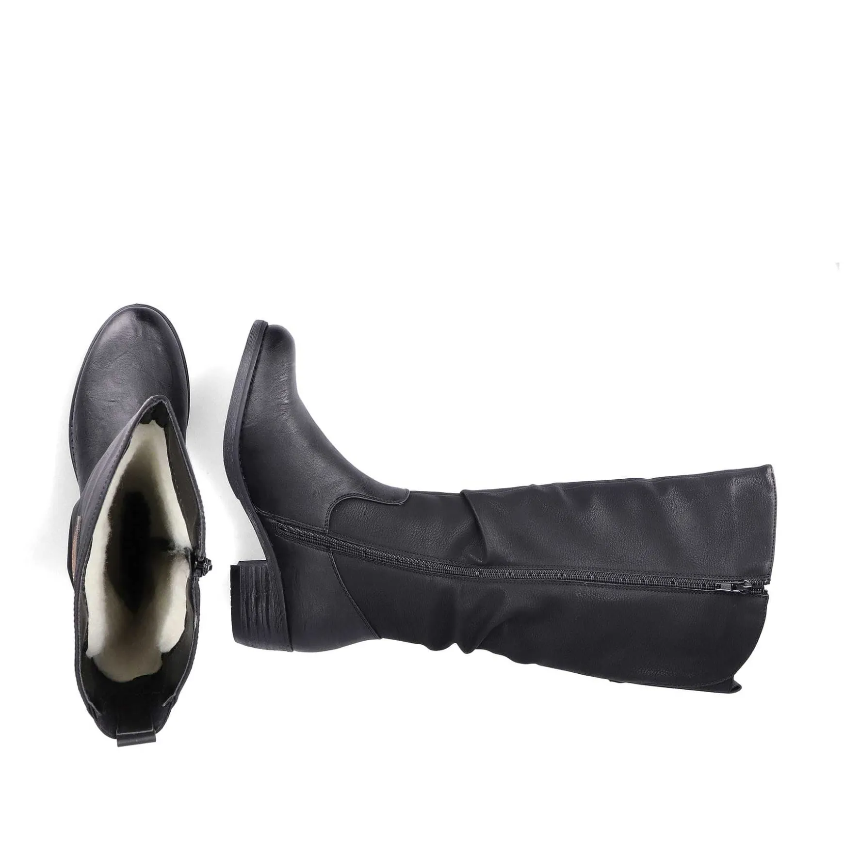 Rieker DameStøvler Med Hoj Skaft Dyb Sort