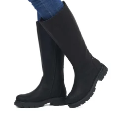 Rieker DameStøvler Med Hojt Skaft Nat Sorte