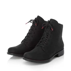 Rieker DameStøvler Med Ledning Grafit Sorte