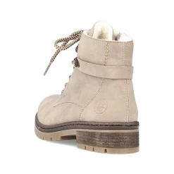 Rieker DameStøvler Med Ledning Lys Beige