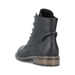 Rieker DameStøvler Med Ledning Asfalt Sort