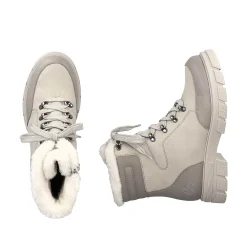 Rieker DameStøvler Med Ledning Lys Beige